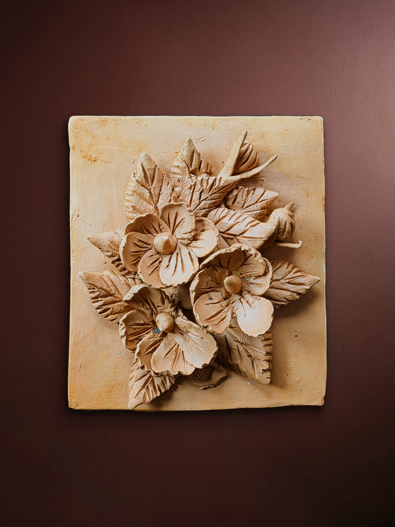 Shop Clustered Blooms in Terracotta by Dolon Kundu