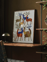 Shop Colorful Antlers in Gond by Gareeba Singh Tekam