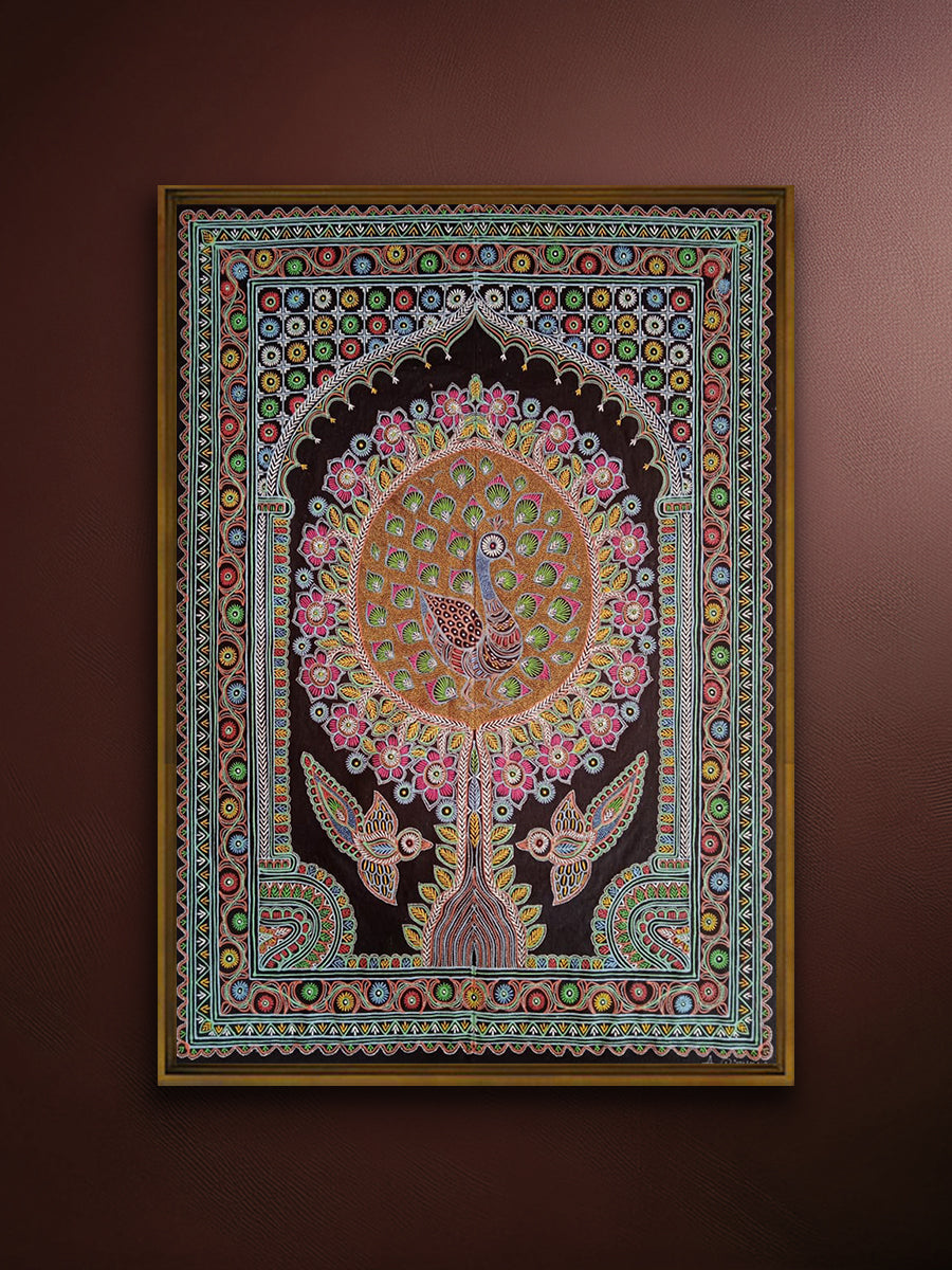 Shop Colorful tree in rogan art