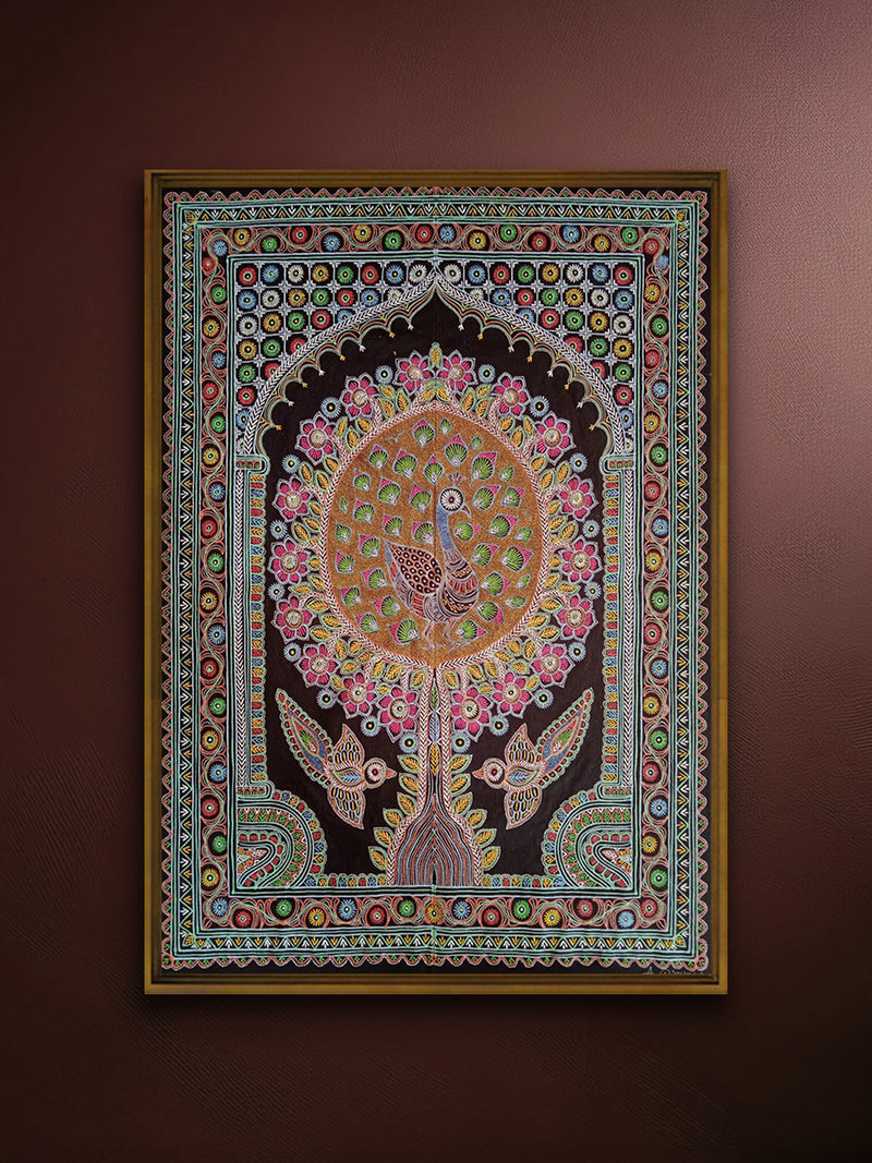Shop Colorful tree in rogan art