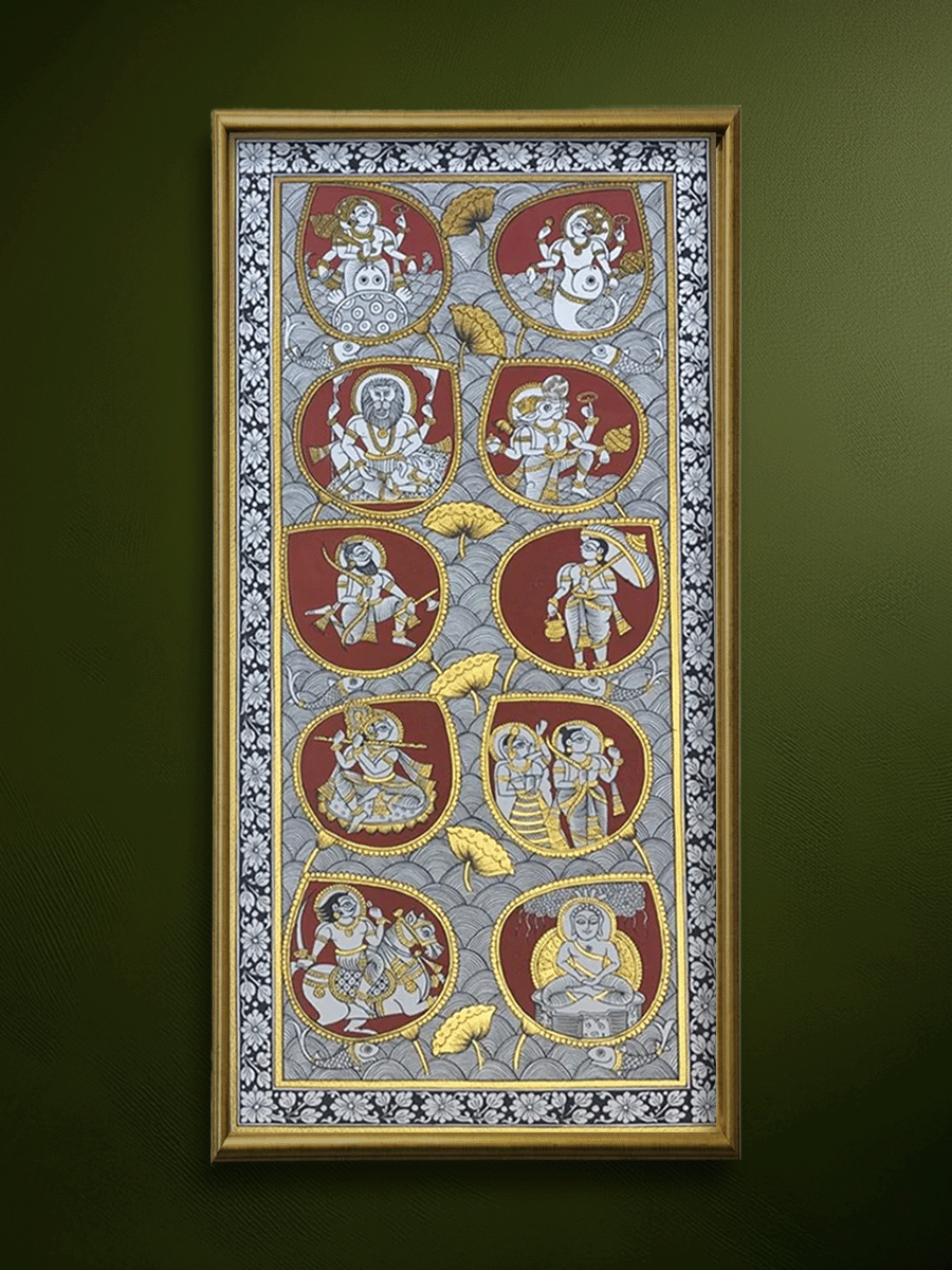 Shop Dashavatar: Phad Painting by Kalyan Joshi