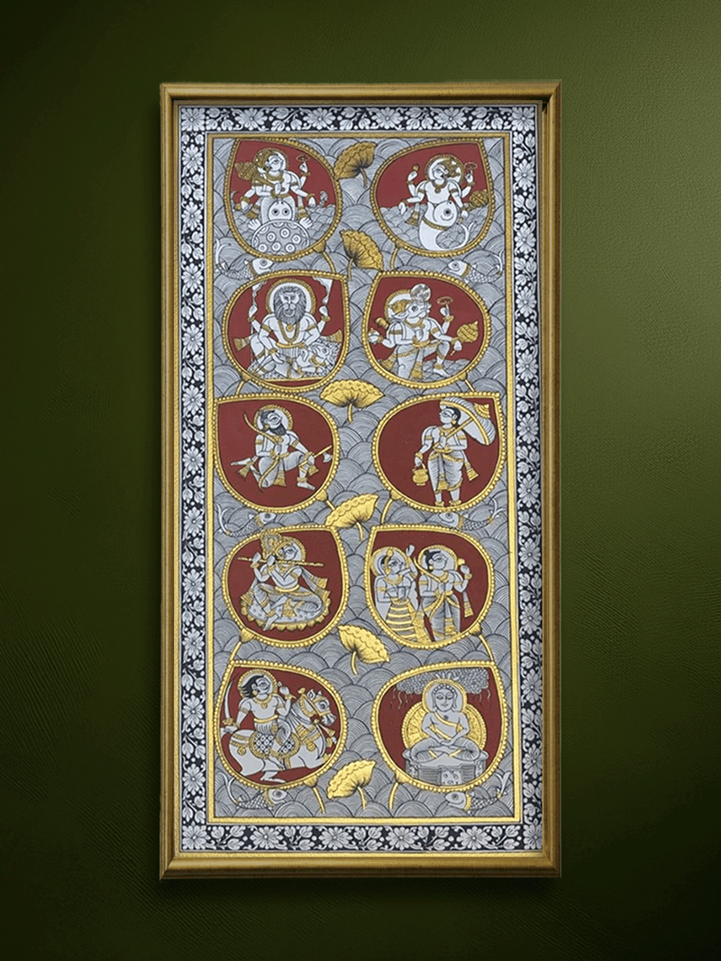 Shop Dashavatar: Phad Painting by Kalyan Joshi