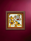 Shop Divine Leelas of Lord Krishna: Stealing of Butter in Phad painting by Kalyan Joshi