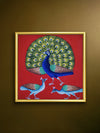 Shop Divine Peacocks: The Divine Birds in Pichwai by Naveen Soni