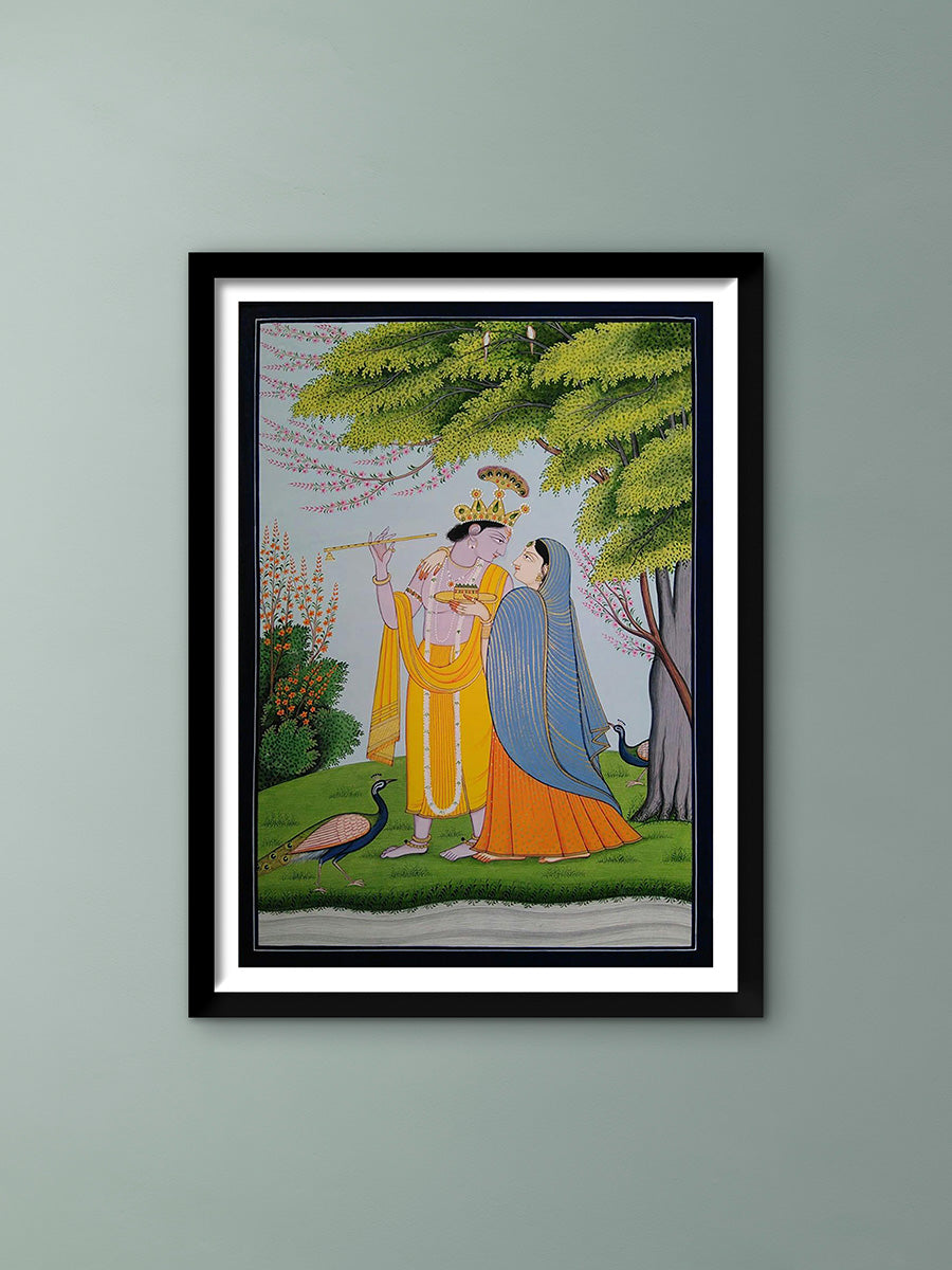 Shop Divine Union: Radha Krishna in Kangra by Poonam Katoch
