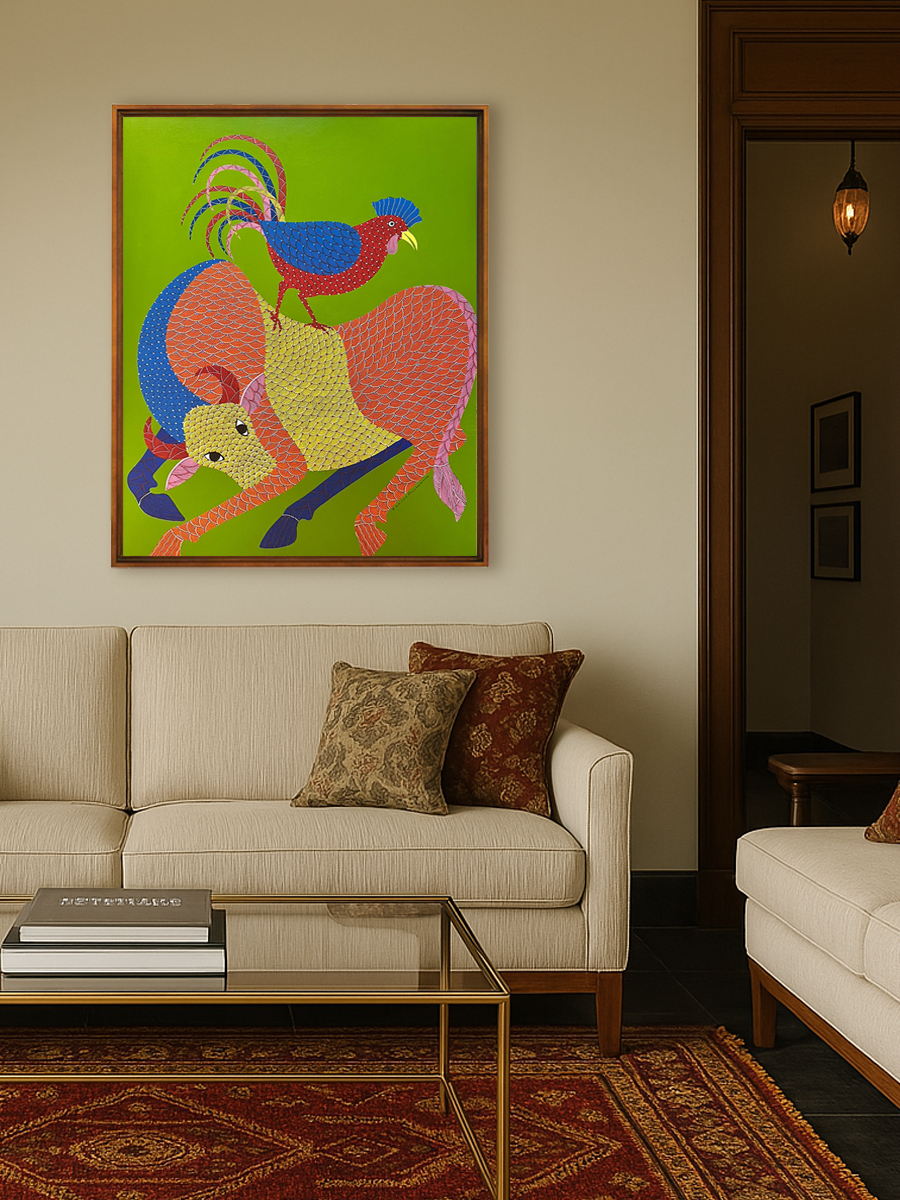 Shop Earth and Sky in Gond by Venkat Shyam