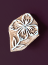 Shop Elegant Flower in Wooden Kalamkari Block by K. Gangadhar