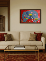 Buy Elephant in Bliss in Gond by Venkat Shyam