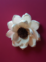 Shop Floral Bliss: White Flower in Sholapith by Sunil Haldar
