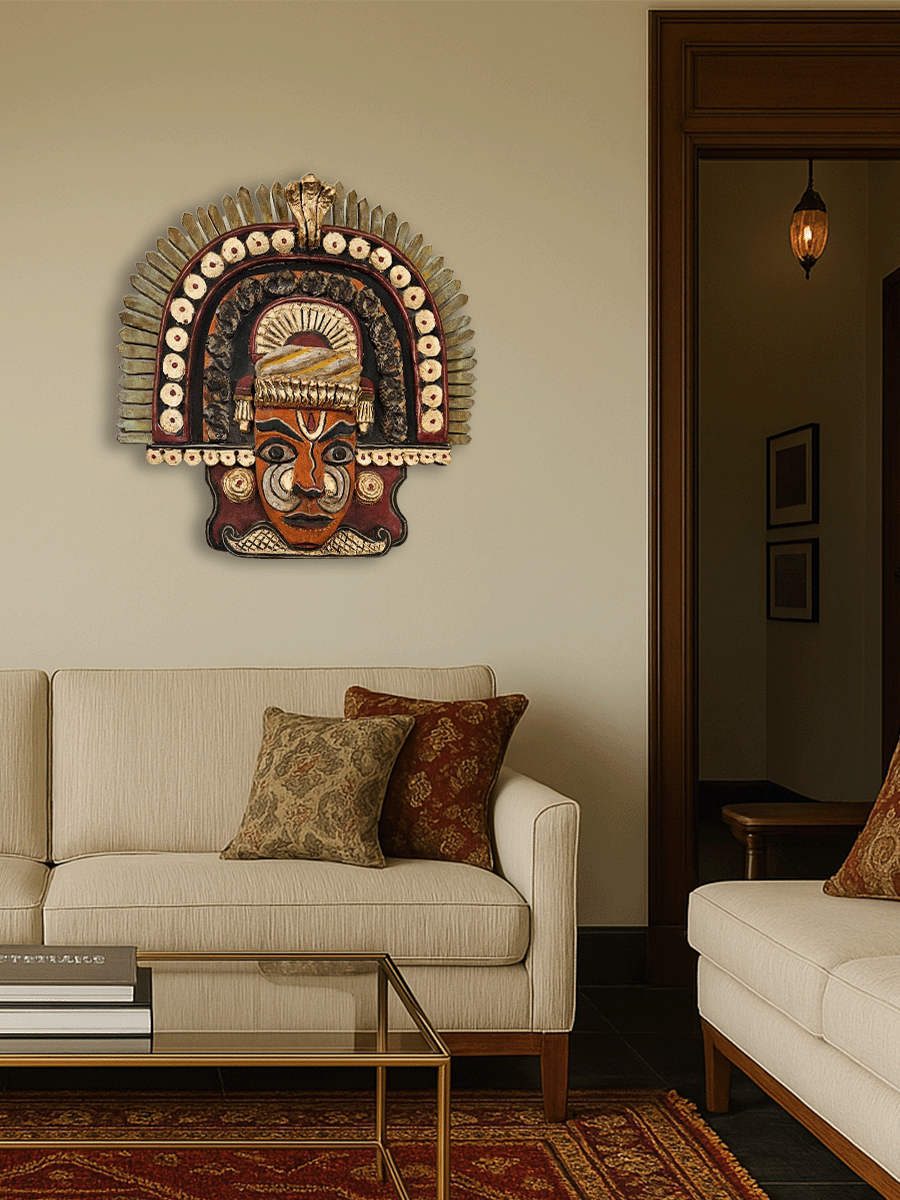 Shop Garuda Theyyam Mask by Sheratone Antique Arts