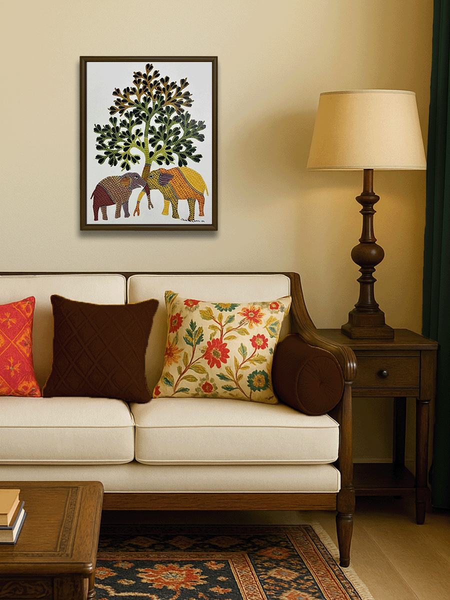 Shop Gentle Giants in Gond by Gareeba Singh Tekam