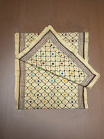 Geometric Symphony in Kantha by Mahamaya Sikdar