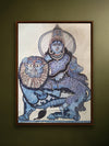 Shop Goddess Durga with Lion: A Surreal Kalamkari by Kanukurthi Guna Sekhar Sai