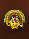 Shop Goddess Parvati: An Incarnation of Goddess Durga in Chhau Mask by Dharmendra Sutradhar