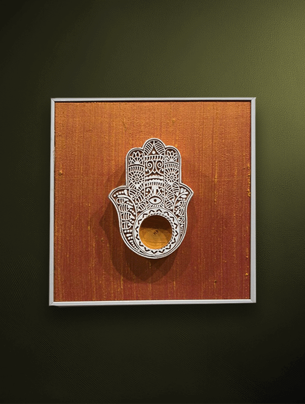 Shop Hand shaped Wooden Block Art for home decor by Vikas 
