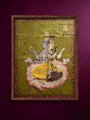 Shop Harihara: The Cosmic Union of Lord Vishnu and Lord Shiva in Pichwai by Naveen Soni