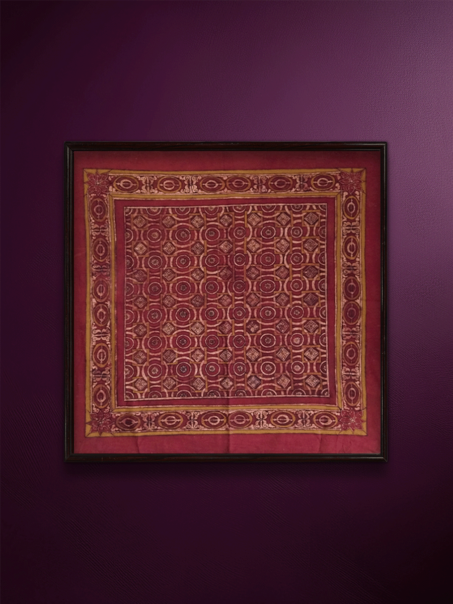 Shop Jina Kanchi Panel in Kalamkari by Sridevi Ponnambalam