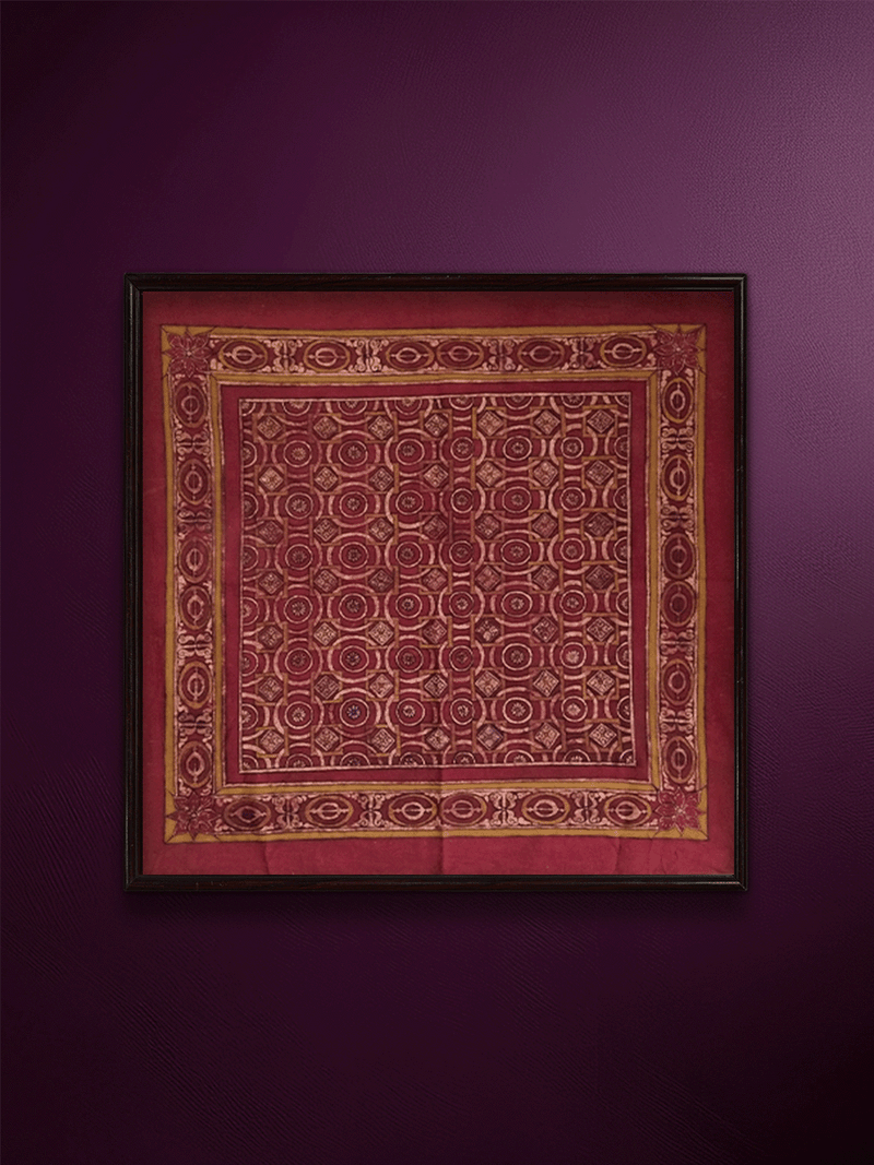 Shop Jina Kanchi Panel in Kalamkari by Sridevi Ponnambalam