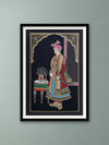 Buy Jodhpuri Pair - Miniature Painting By Rajendra Sharma