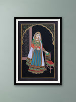 Shop Jodhpuri Pair : Miniature Painting By Rajendra Sharma