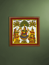 Shop Joyful Melody: Radha with Friends in Phad by Kalyan Joshi