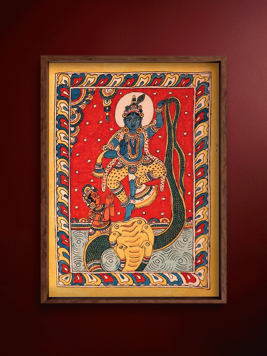 Shop Kalia Mardan in kalamkari by Siva Reddy