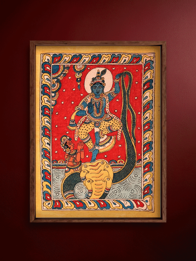 Shop Kalia Mardan in kalamkari by Siva Reddy