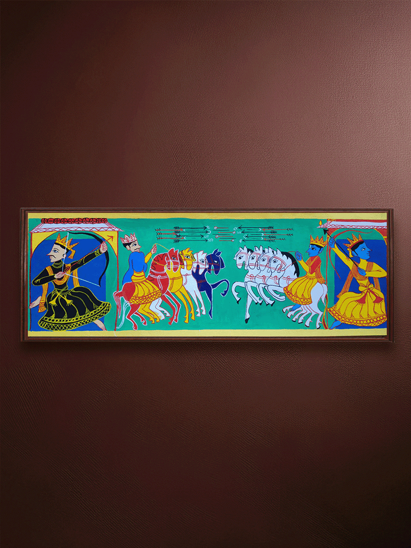 Shop Karna Parva in Manuscript Painting by Sujit Das