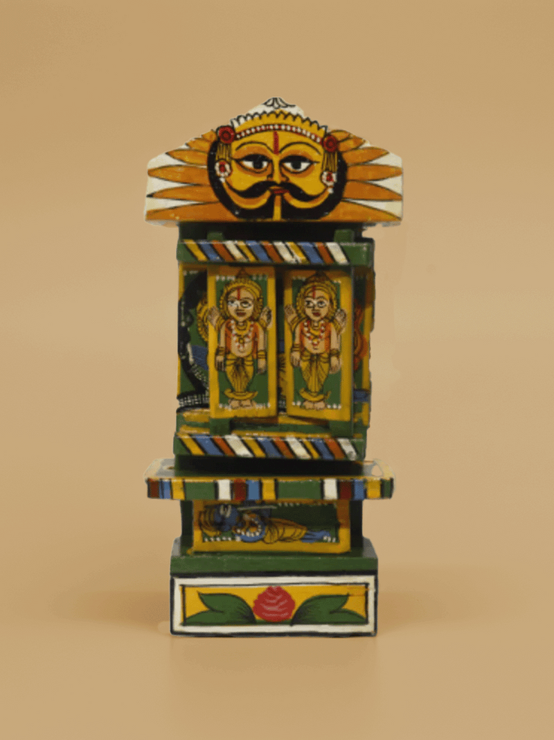 Shop Krishna Kavad by Satyanarayan (Green)