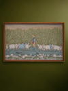 Shop Krishna: The Cowherd Pichwai by Shehzaad Ali Sherani
