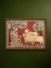 Shop Krishna with Cows Kalamkari Painting by Siva Reddy