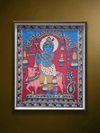 Shop Lord Krishna and the Sacred Cow in Kalamkari by Siva Reddy