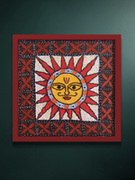Shop Lord Surya: The Deity of Light in Sujani and Madhubani by Priti Karn