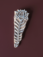 Shop Lotus Flower in Wooden Kalamkari Block by K. Gangadhar