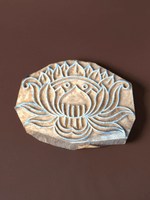 Shop Lotus in Wooden Kalamkari Blocks by K. Gangadhar