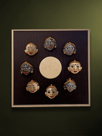 Shop Lunar Masks in Cheriyal Scroll by Sai Kiran