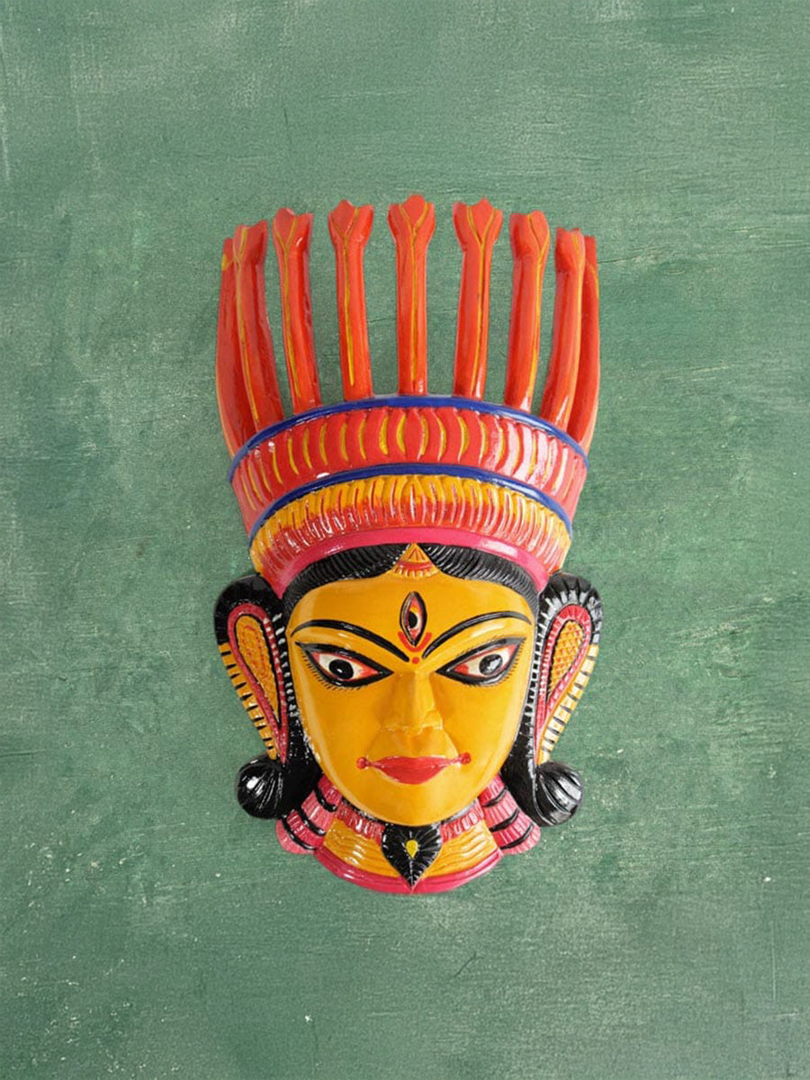 Shop Maa Durga In Gomira Mask by Kalyan Chandra Sarkar