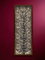Shop Madhubani Painting of Birds on Branches by Ambika Devi
