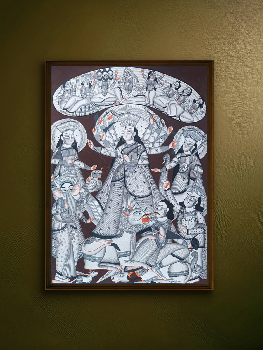 Shop Mahishasuramardini in Kalighat by Uttam Chitrakar