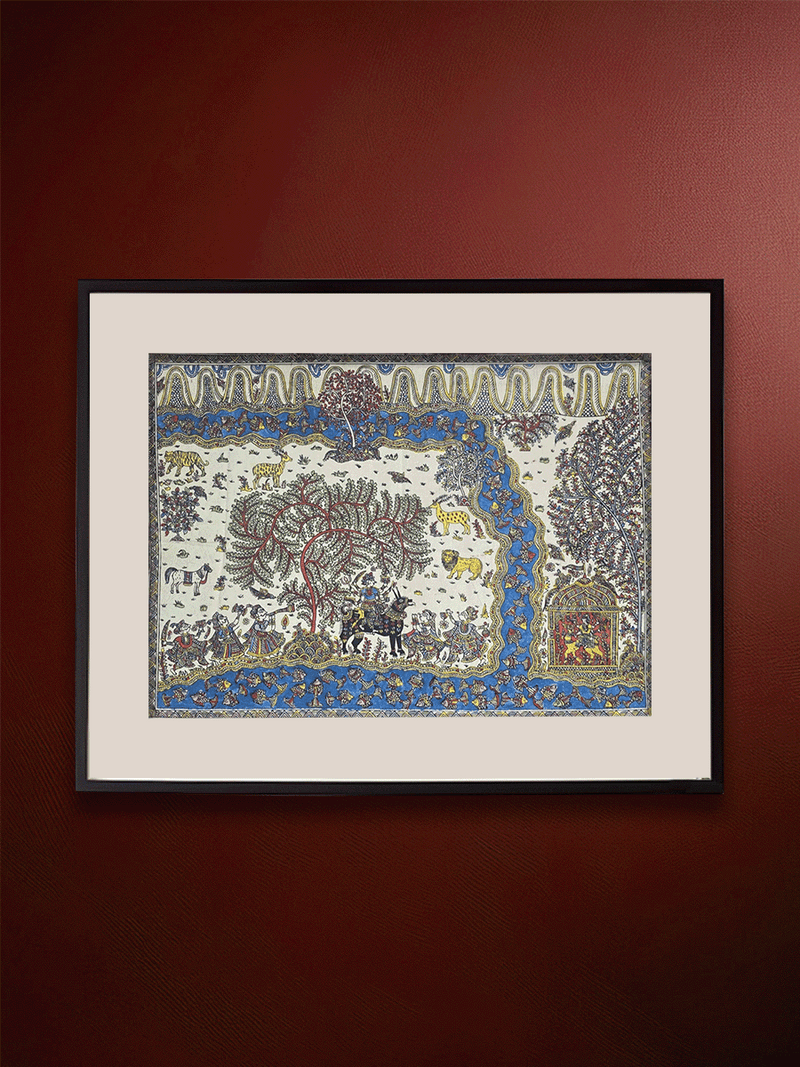 Shop Meldi Mata and Dasha Mata in Mata Ni Pachedi by Vasant Manubhai Chittara