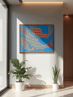 Shop Moonlit Swim in Gond by Gareeba Singh Tekam
