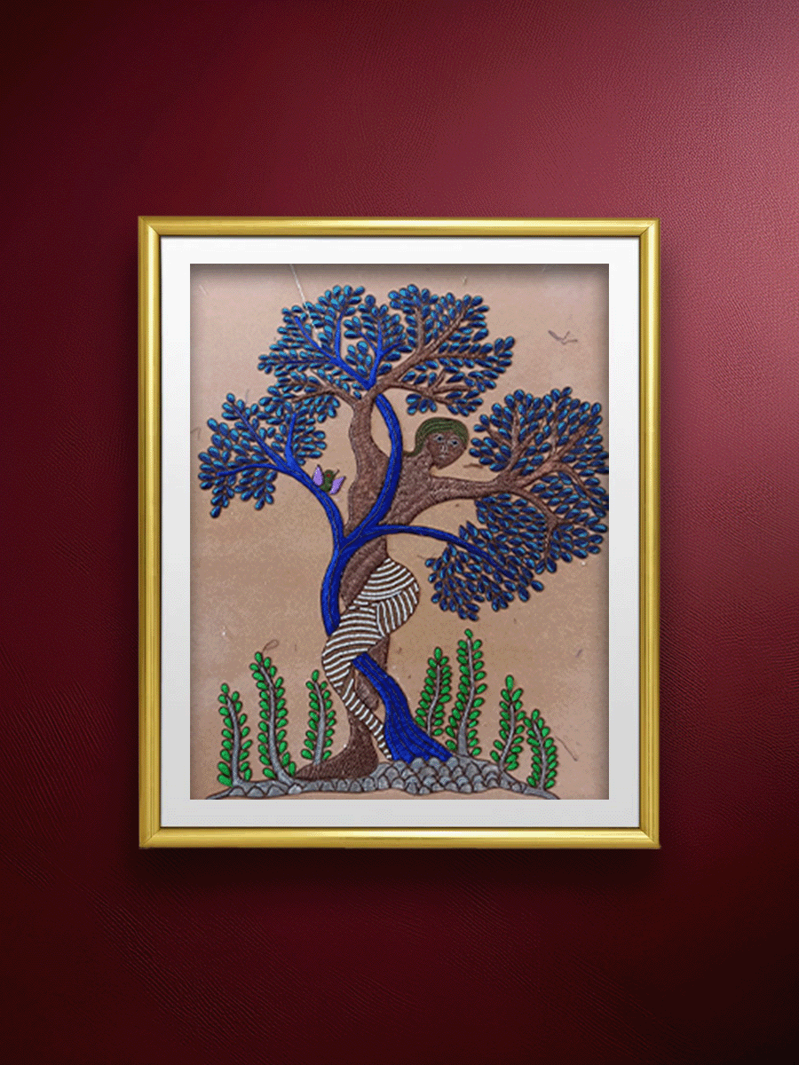 Shop Mother Earth: The Nature's Calling in Zardozi by Md. Bilal