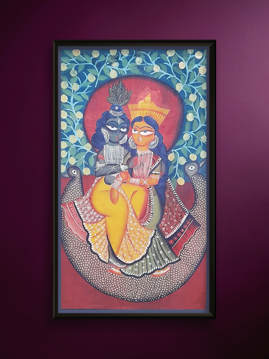 Shop Mystical Sojourn: Uttam Chitrakar's Celestial Kalighat