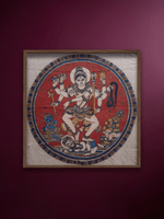 Shop Natraja: The Lord of Dance in Kalamkari by Siva Reddy