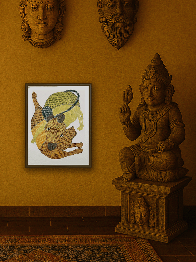 Shop Nature at Play in Gond by Gareeba Singh Tekam