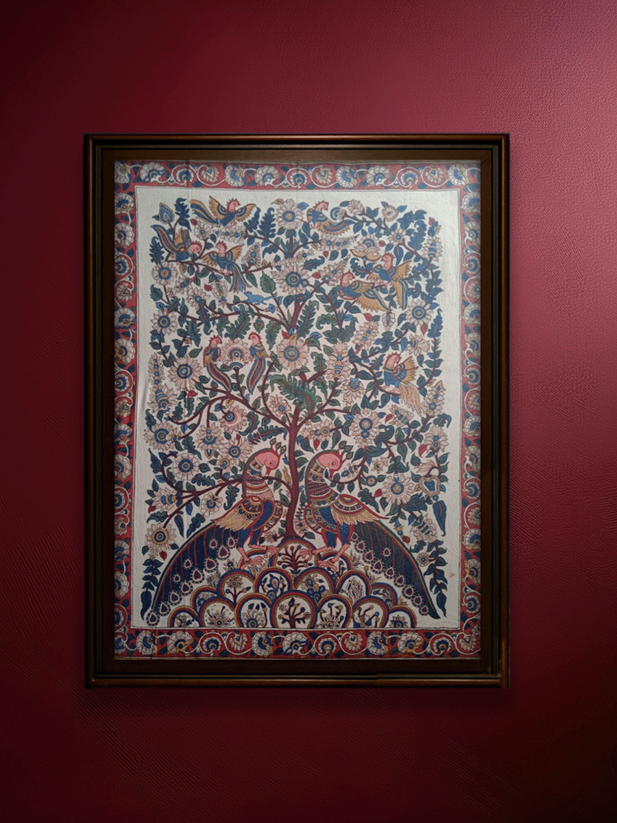 Shop Nature in Bloom: Tree of Life in Kalamkari by Siva Reddy