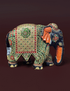 Shop Ornamental Elephant in Kadam Wood Carving by Om Prakash