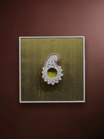 Shop Paisley China Berry Wooden Block Diya for Home Decor by Vikas Singh