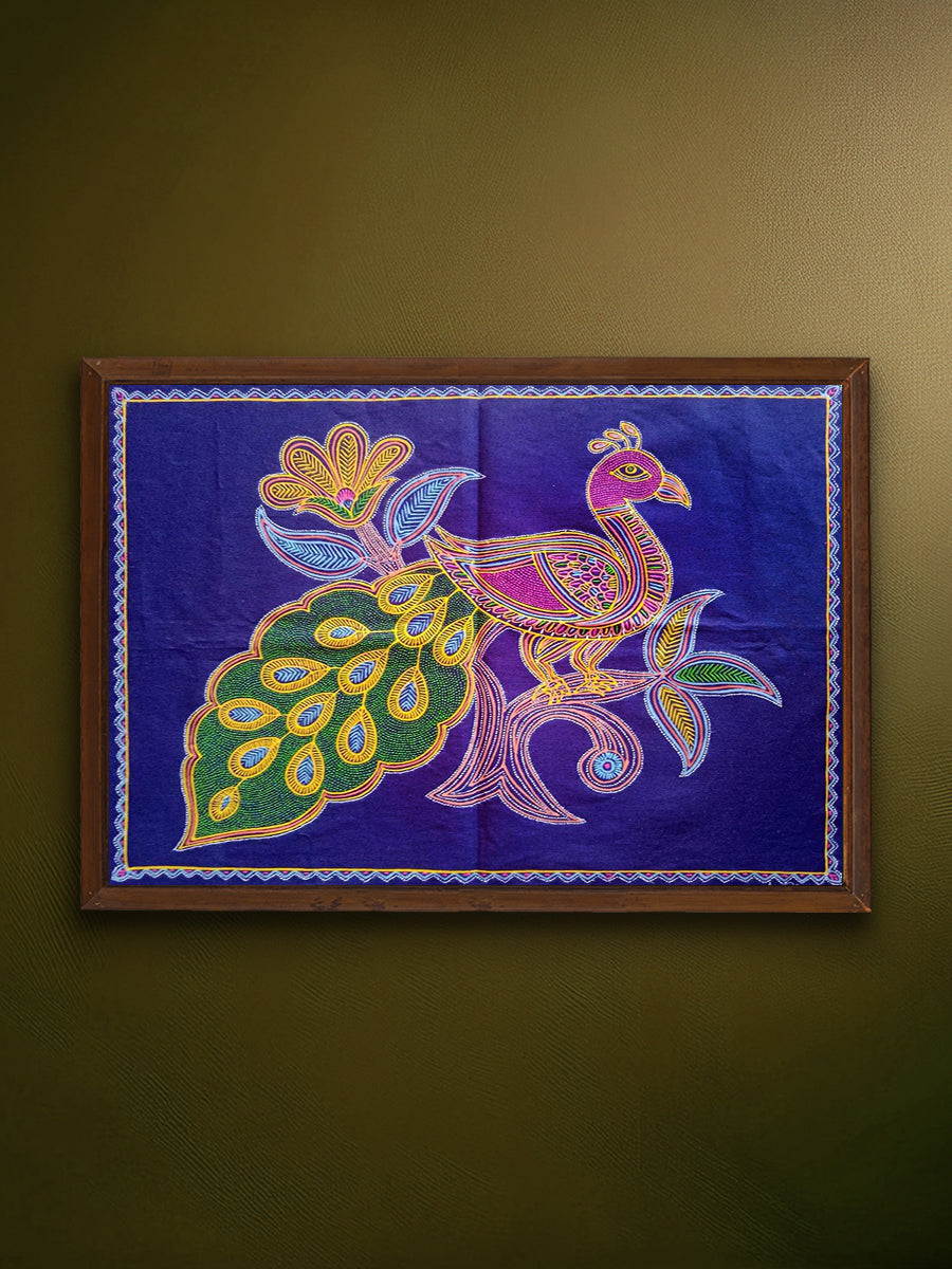 Shop Peacock Rogan Art by Rizwan Khatri
