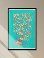 Buy Peacock and Tree in Gond by Kailash Pradhan